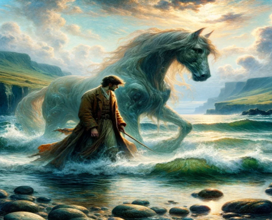 El Glashtyn, el caballo de agua