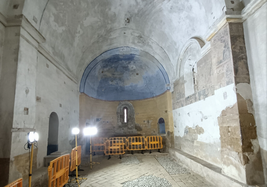 interior Iglesia de Santa María Magdalena – Cofita, Huesca