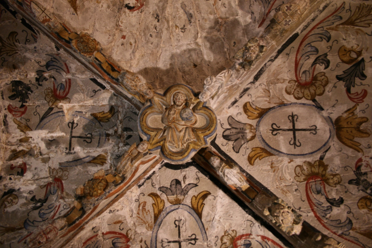 Detalle Techo Iglesia de la Virgen de la Carrasca – Bordón, Teruel