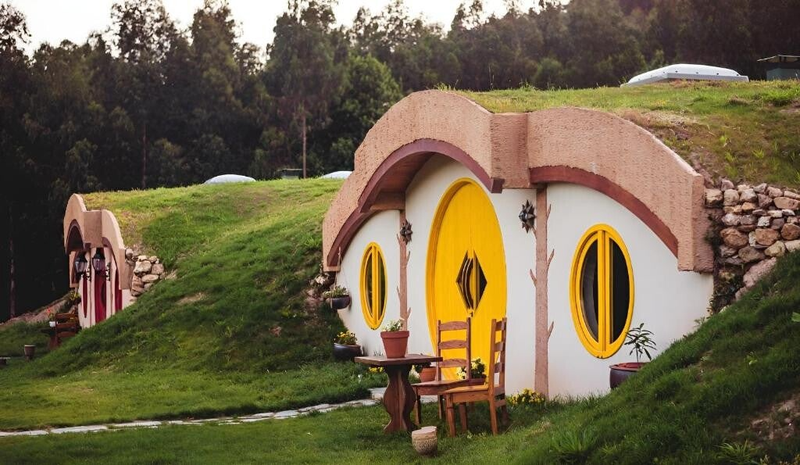 Casas Hobbit exterior