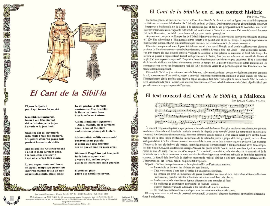 El canto de la Sibila, Mallorca