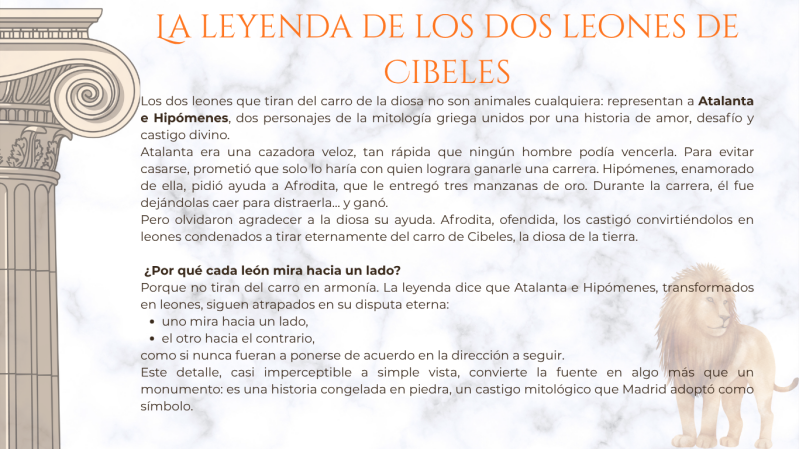 Leyenda de los Leones de Cibeles