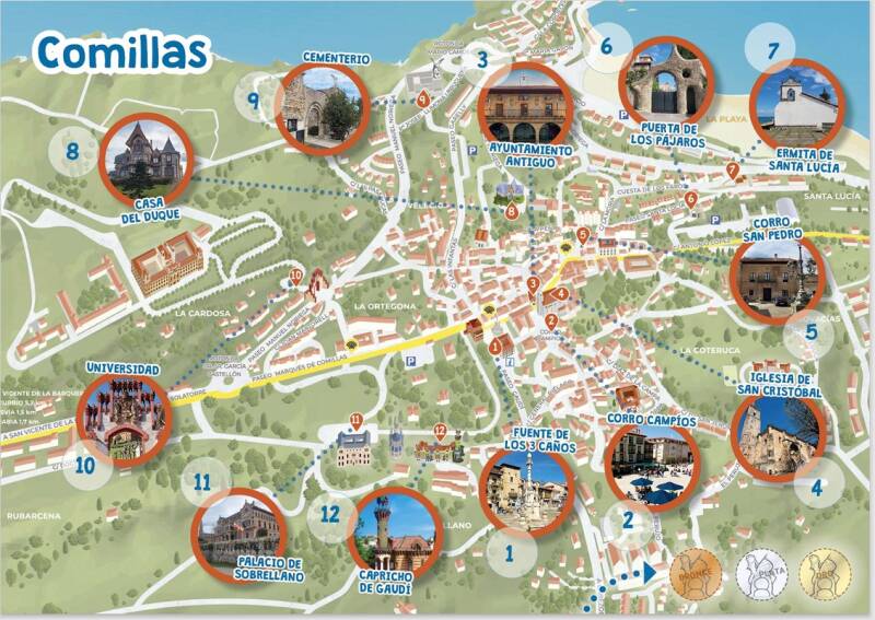 Mapa Comillas