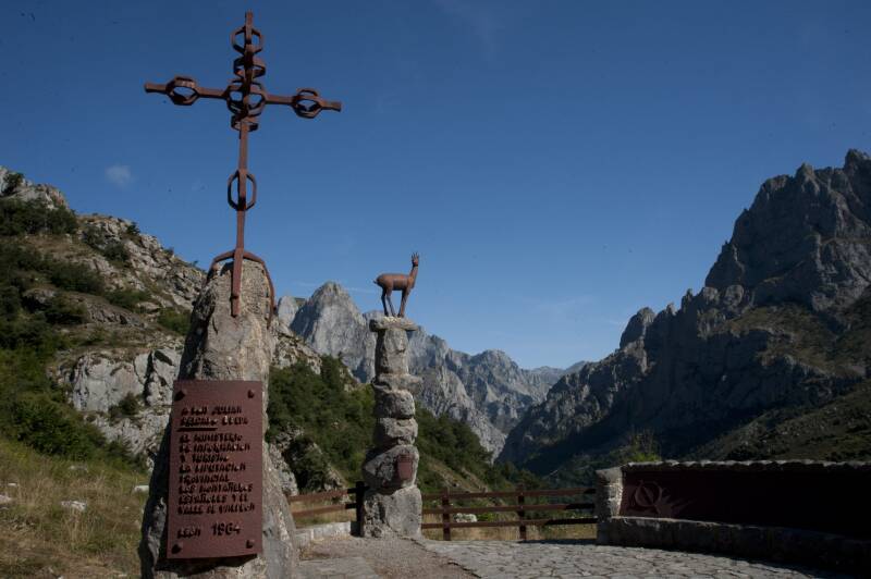 Posada de Valdeón comienzo de la ruta en Castilla y Leon