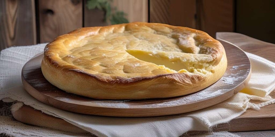 foto de una torta del casar extremeña