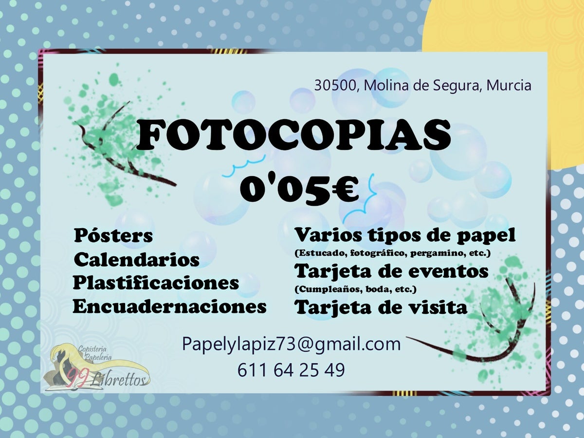 Copistería Papelería Libretto99