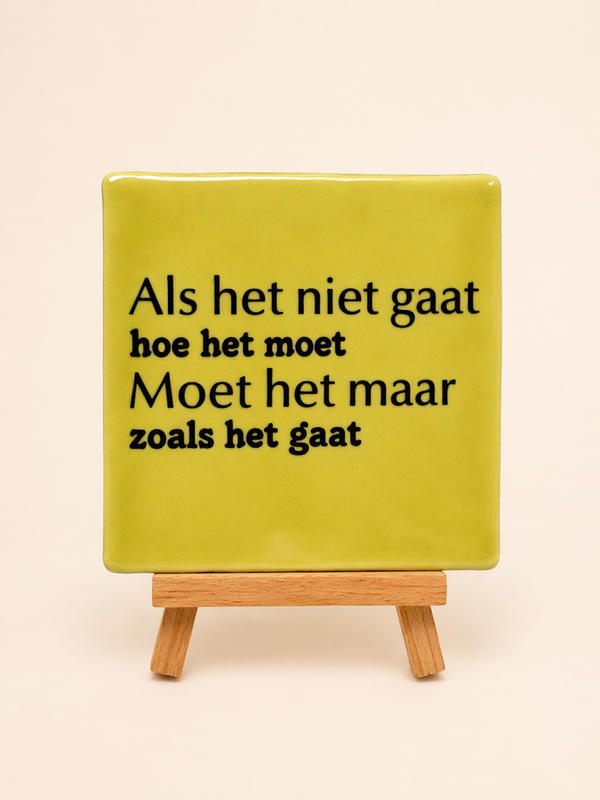 Tegeltje spreuk