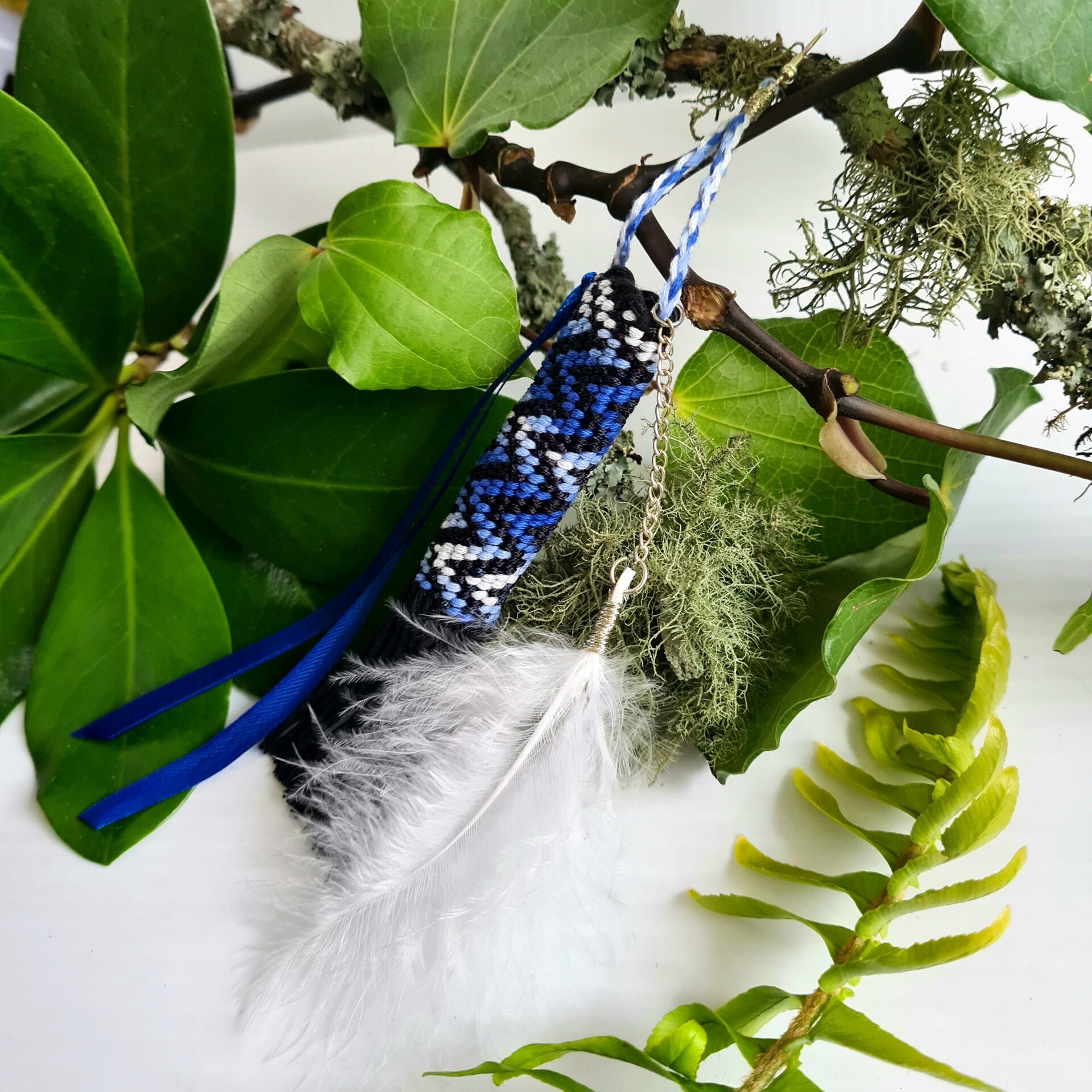 Tāniko Single Long Earring