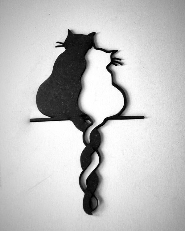 2 verstrengelde katten