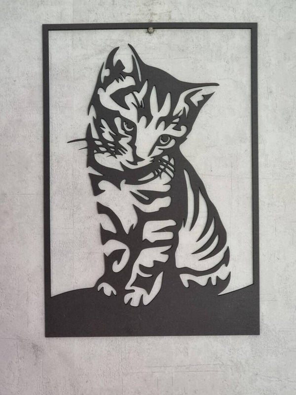 Kleine poes in kader