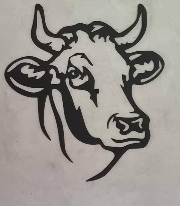 Stoere koe met horens