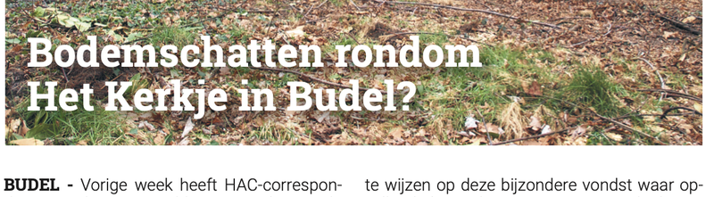 HAC bodemschatten eind maart 2022