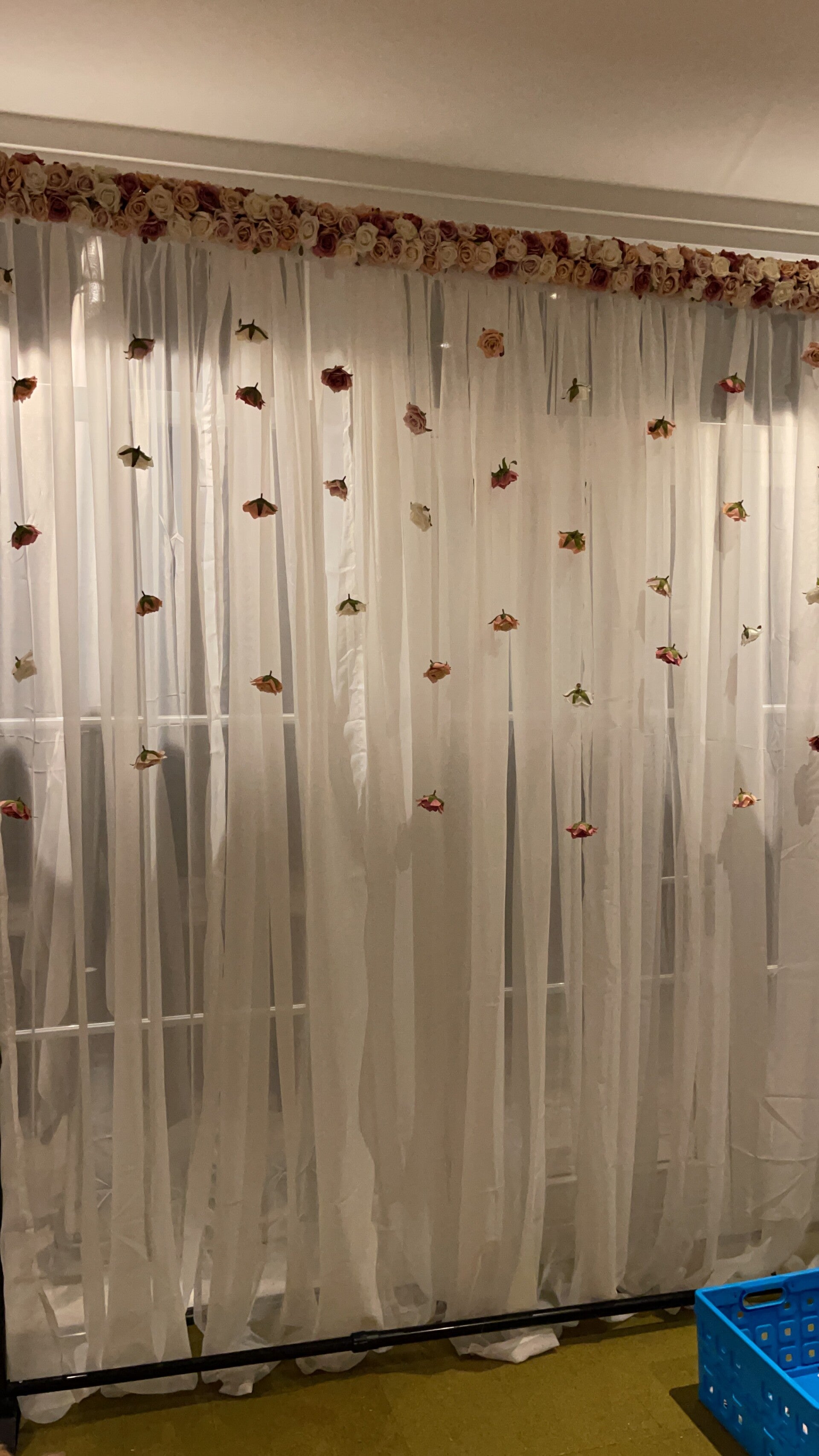 Pink flowers achterwand