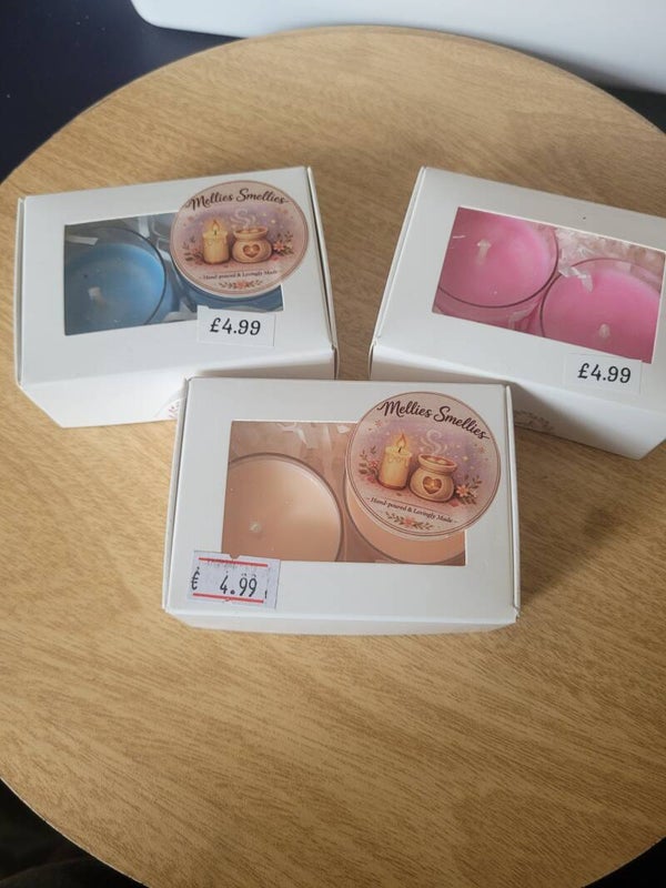 Scented tealight candles