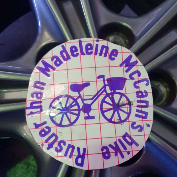 Rustier than Madeleine McCann‘s bike?