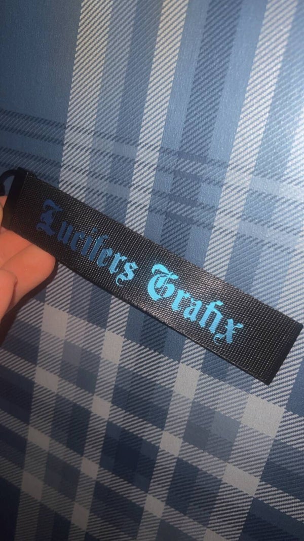 Lucifers grafix logo lanyard small