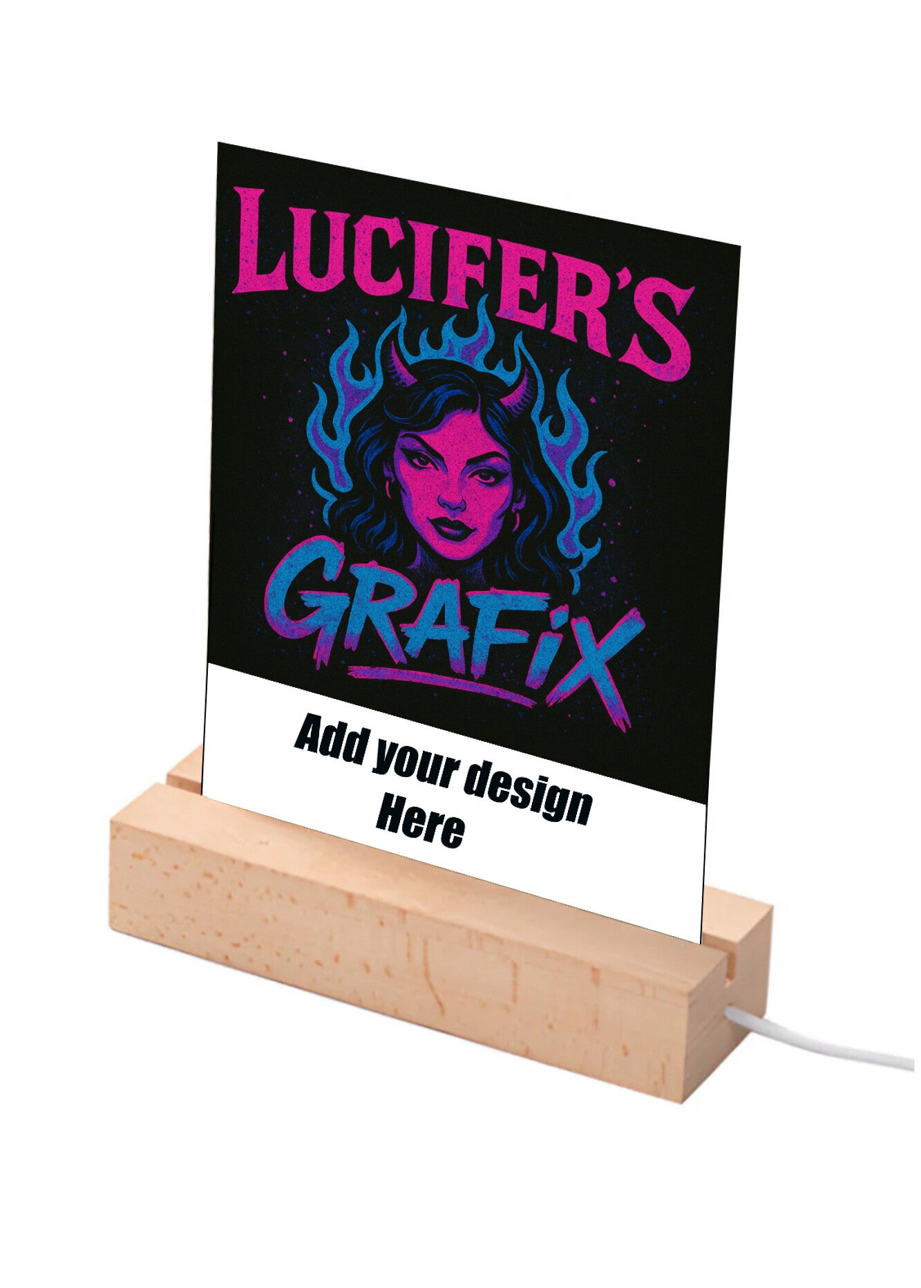 Personalised photo light