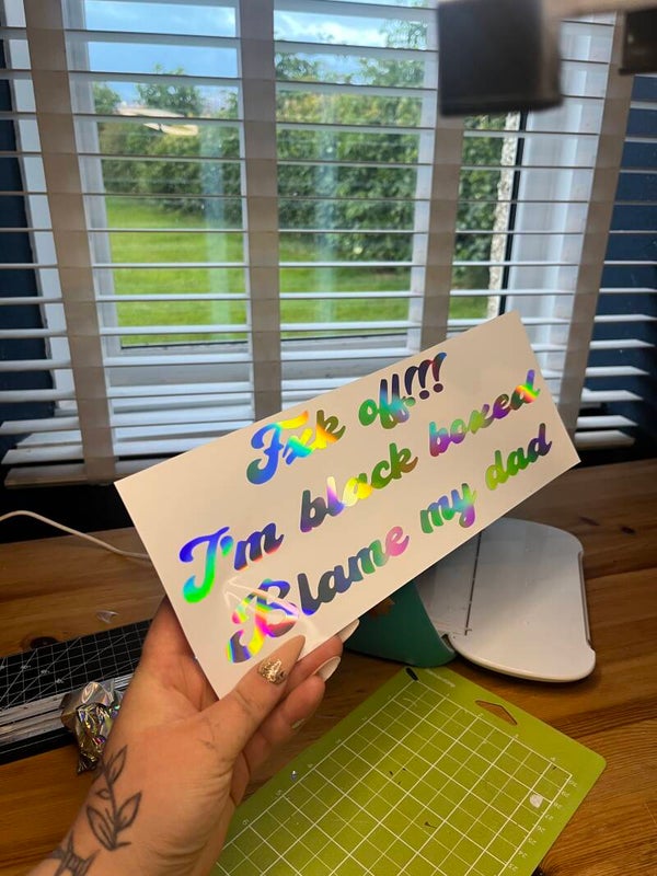 Fxk off I’m black boxed, blame my dad