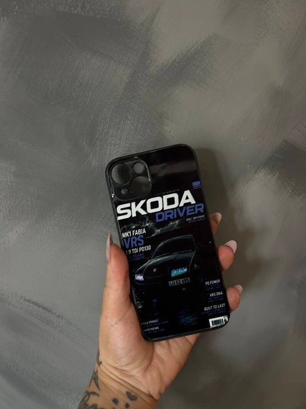 Personalised car magazine phone case