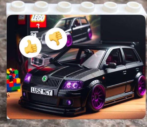 Lego brick wall picture