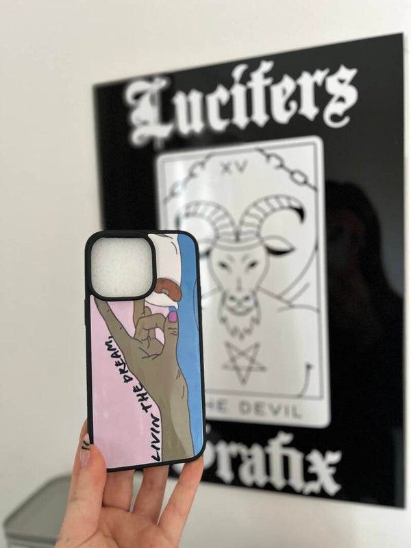 Livin the dream, flick the bean phone case