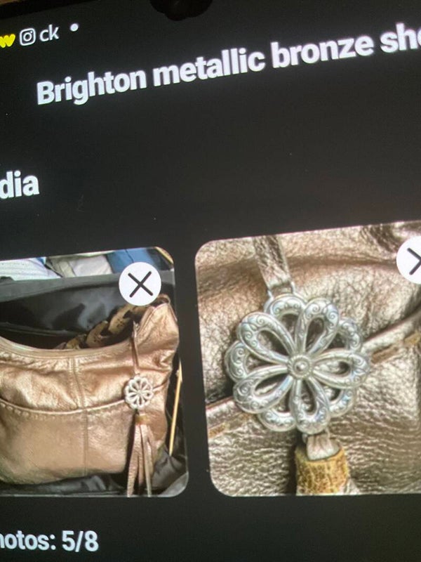 Brighton bronze shoulder bag