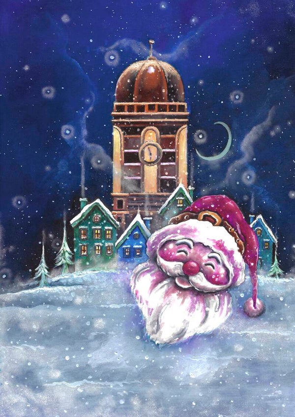 2A Kerstkaart Zwolle.