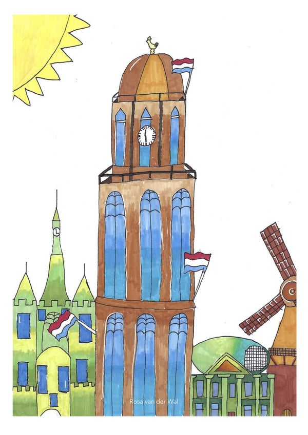 Zwolle kaart 5. Rosa van der Wal IKC de Werkschuit.