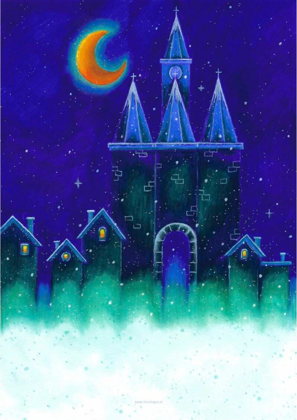 4A Kerstkaart Zwolle.