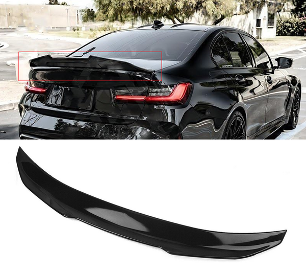 SPOILER KLAPY BAGAŻNIKA TYŁ BMW G20 LOTKA SPOJLER DOKŁADKA ALAM3 CZARNY PSM