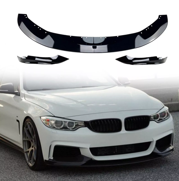 DOKŁADKA ZDERZAKA PRZÓD DLA BMW F32 F33 F36 2014-2020 M SPORT CZARNY