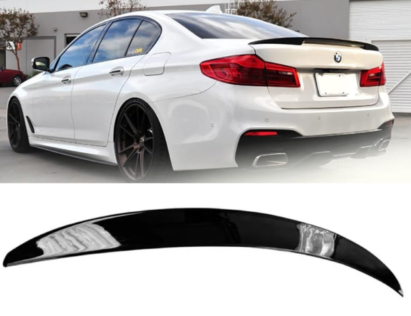 SPOILER KLAPY BAGAŻNIKA TYŁ DLA BMW G30 LOTKA SPOJLER M PERFORMANCE CZARNY