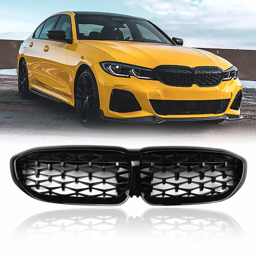 GRILL NERKI ATRAPA DO BMW G20 G21 PRZDLIFT 2019-2022 CZARNY M3 LOOK DIAMOND