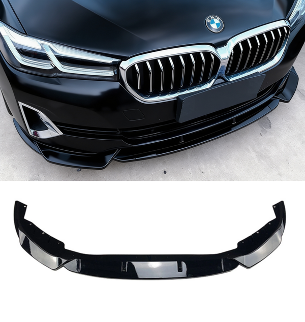 DOKŁADKA ZDERZAKA ZWYKŁEGO PRZÓD DLA BMW G30 G31 LIFT LCI 2020-2023 CZARNY
