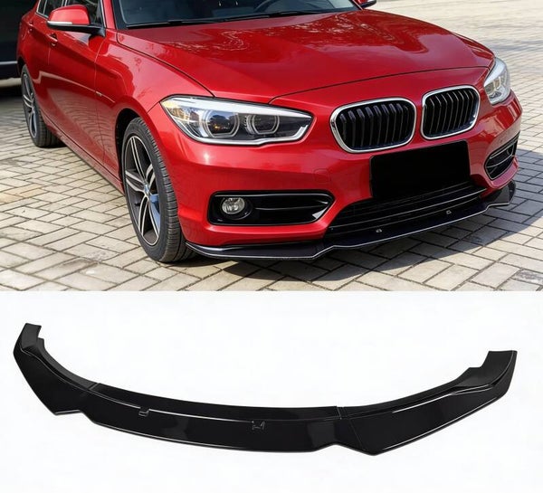DOKŁADKA ZDERZAKA ZWYKŁEGO PRZÓD DLA BMW F20 F21 SPLITTER 2010-2019 CZARNY