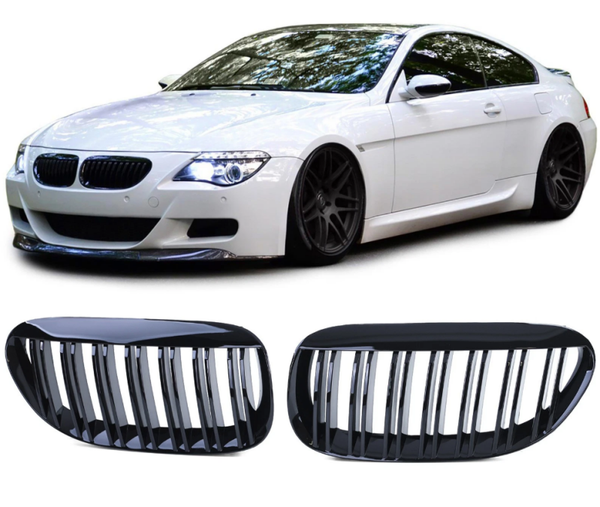 GRILL NERKI ATRAPA BMW E63 E64 COUPE CABRIO 2003-2010 CZARNY M LOOK