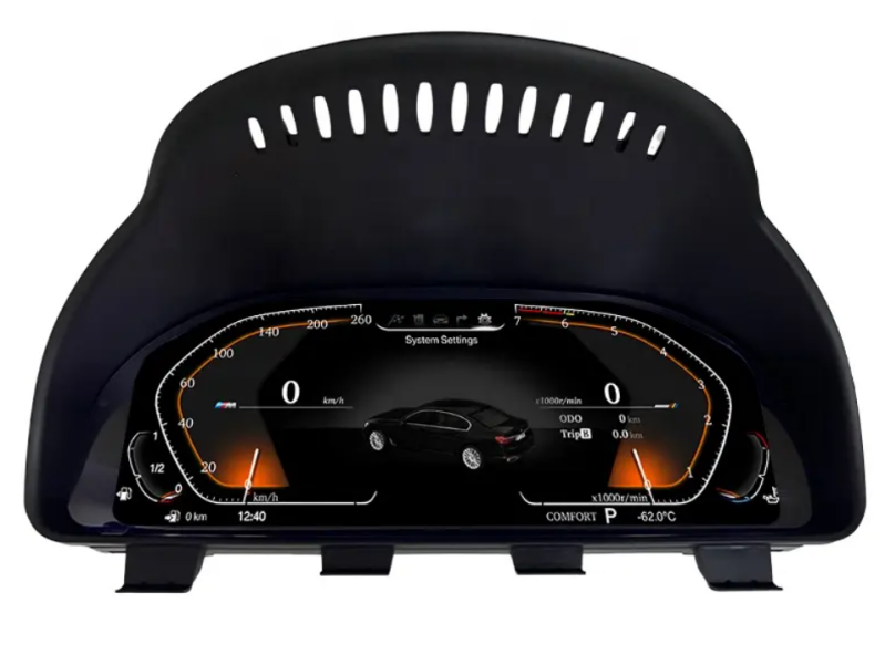 DIGITAL DASHBOARD CYFROWY LICZNIK ZEGARY LCD BMW E90 E91 E92 E93 2005-2013