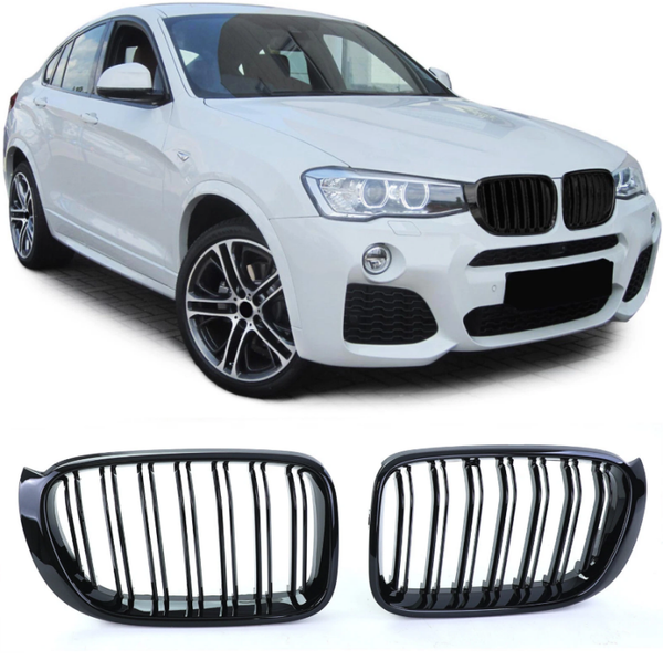 BMW X3 F25 X4 F26 14-17 LIFT LCI GRILL NERKI ATRAPA CHŁODNICY M PERFORMANCE