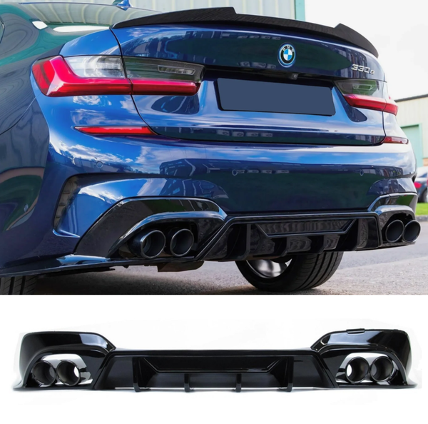 DYFUZOR ZDERZAKA CMST DLA BMW G20 G21 M SPORT PRZEDLIFT + WYDECH