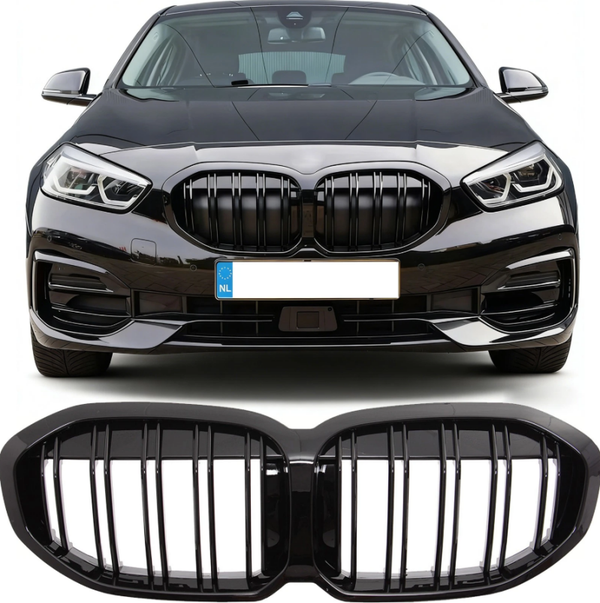 GRILL NERKI ATRAPA DO BMW F40 F41 2019+ CZARNY M LOOK MP M PERFORMANCE