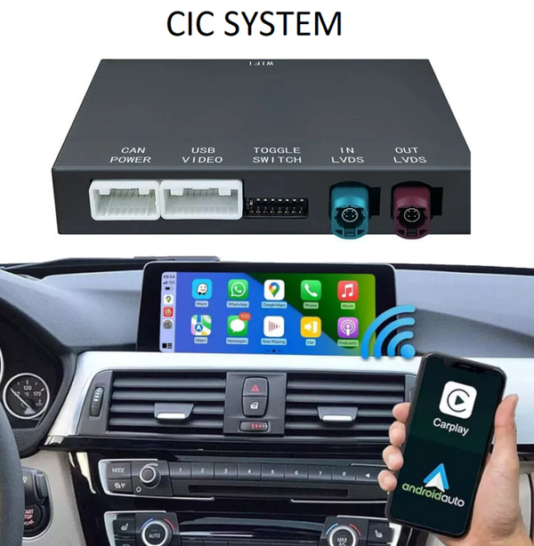 MODUŁ BOX LINUX ANDROID AUTO / APPLE CARPLAY DLA BMW Z CIC SYSTEMEM