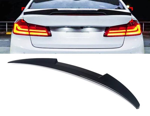 SPOILER KLAPY BAGAŻNIKA TYŁ DLA BMW G30 LOTKA SPOJLER M4 LOOK CZARNY POŁYSK