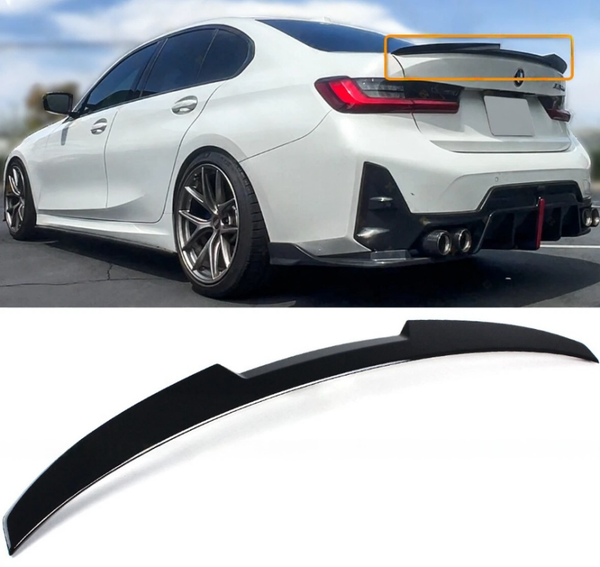 SPOILER KLAPY BAGAŻNIKA TYŁ BMW G20 LOTKA SPOJLER DOKŁADKA M4 STYLE CZARNY