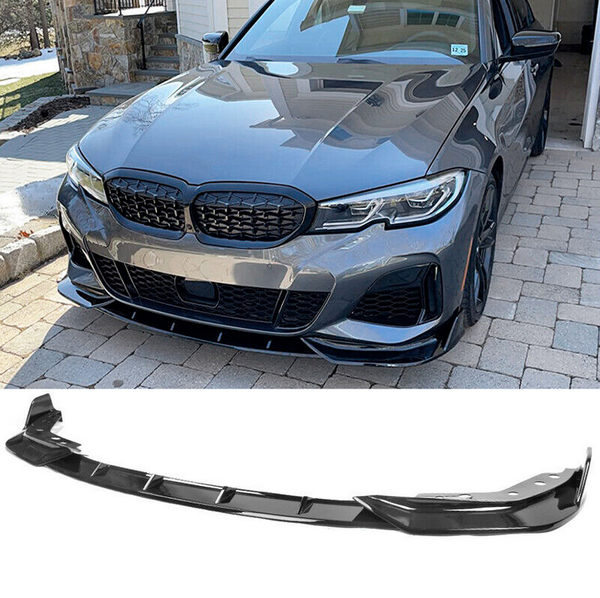 DOKŁADKA ZDERZAKA PRZÓD DLA BMW G20 G21 M SPORT CZARNY PRZEDLIFT 2019-2022