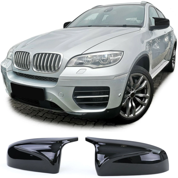 OBUDOWY LUSTEREK BMW X5 E70 X6 E71 07-14 NAKŁADKI NA LUSTERKA M LOOK CZARNY