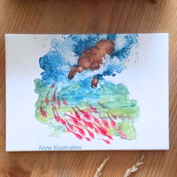 Broodtrommel kaartjes Anne Gies - set van 30