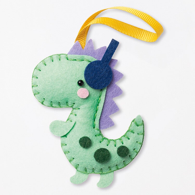 Mini Filzinie Knutselpakket Naaisetje - Dino