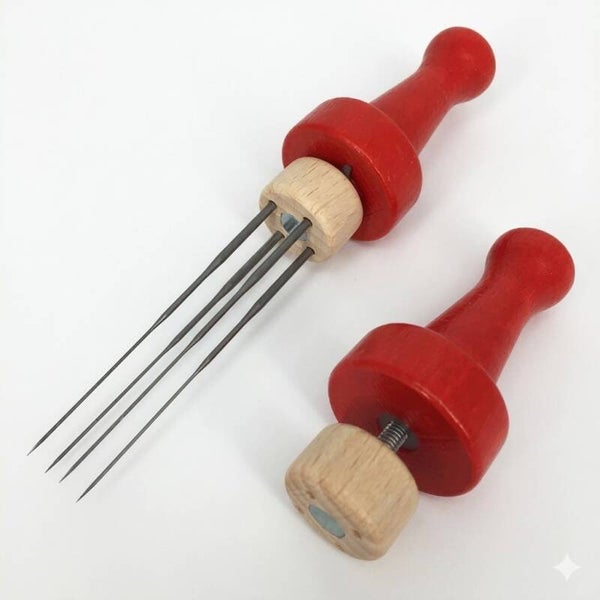Meaningful Crafts viltnaaldhouder voor 4 naalden