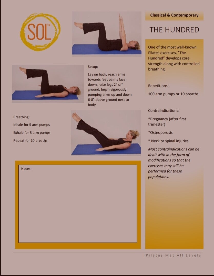 Mat Pilates Certification Course