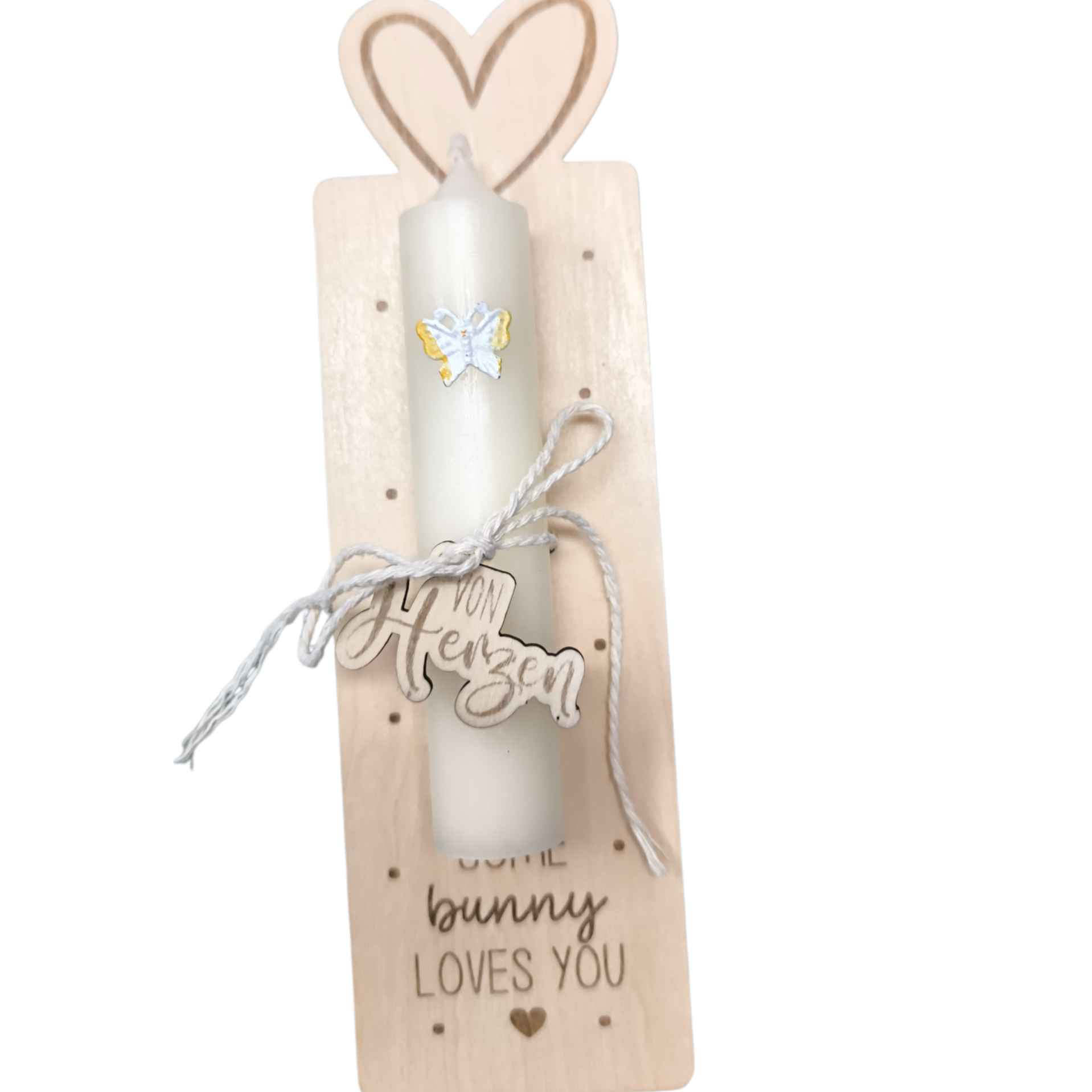 Kerzengeschenk some bunny love you